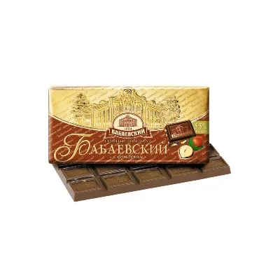 Шоколад Бабаевский 100г темный с фундуком 