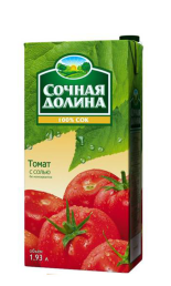 Сок Сочная долина 0,95л томат