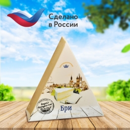 Сыр Бри мягкий с белой плесенью 90гр 