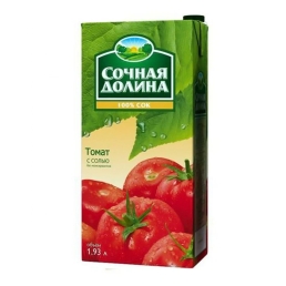 Сок Сочная долина 0,95л томат